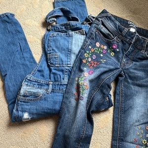 Gap Kids Overalls/jeans bundle